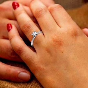1 Carat Women's Moissanite and Natural Diamonds Engagement Ring  10k White gold